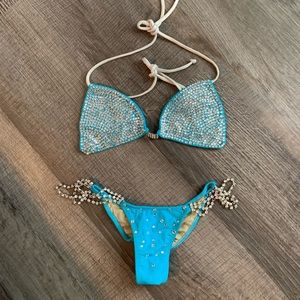 Blue Competition Bikini